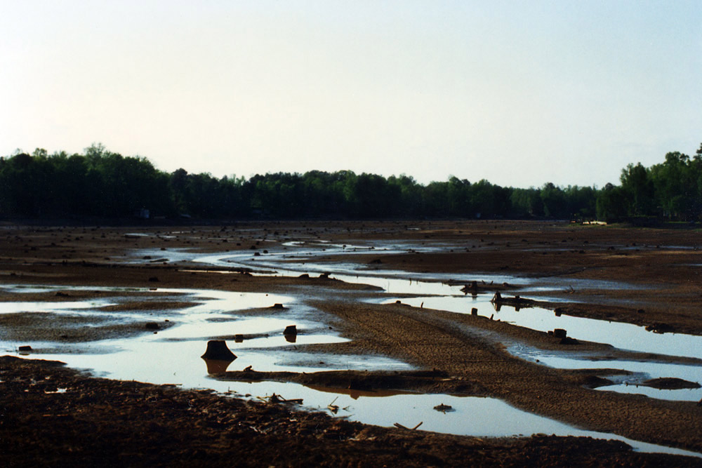 Empty lake